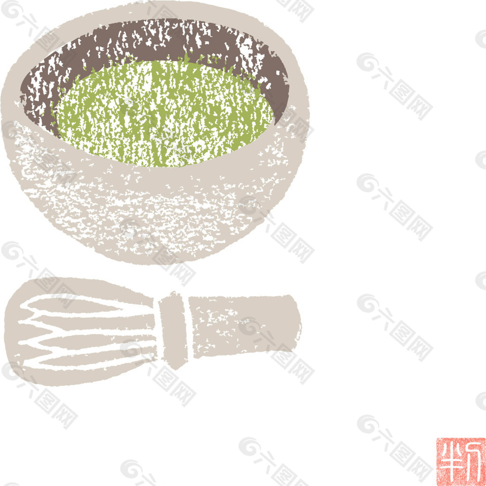 卡通捣药设计素材