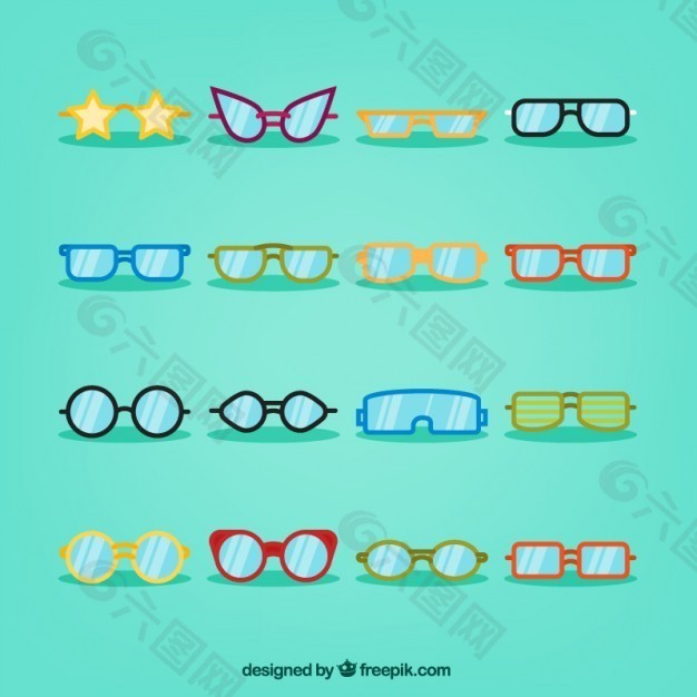 现代眼镜品种