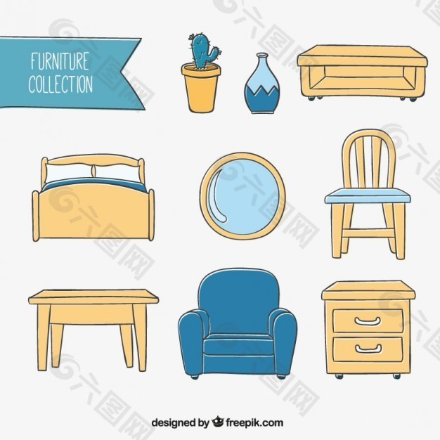 简略的家具收藏