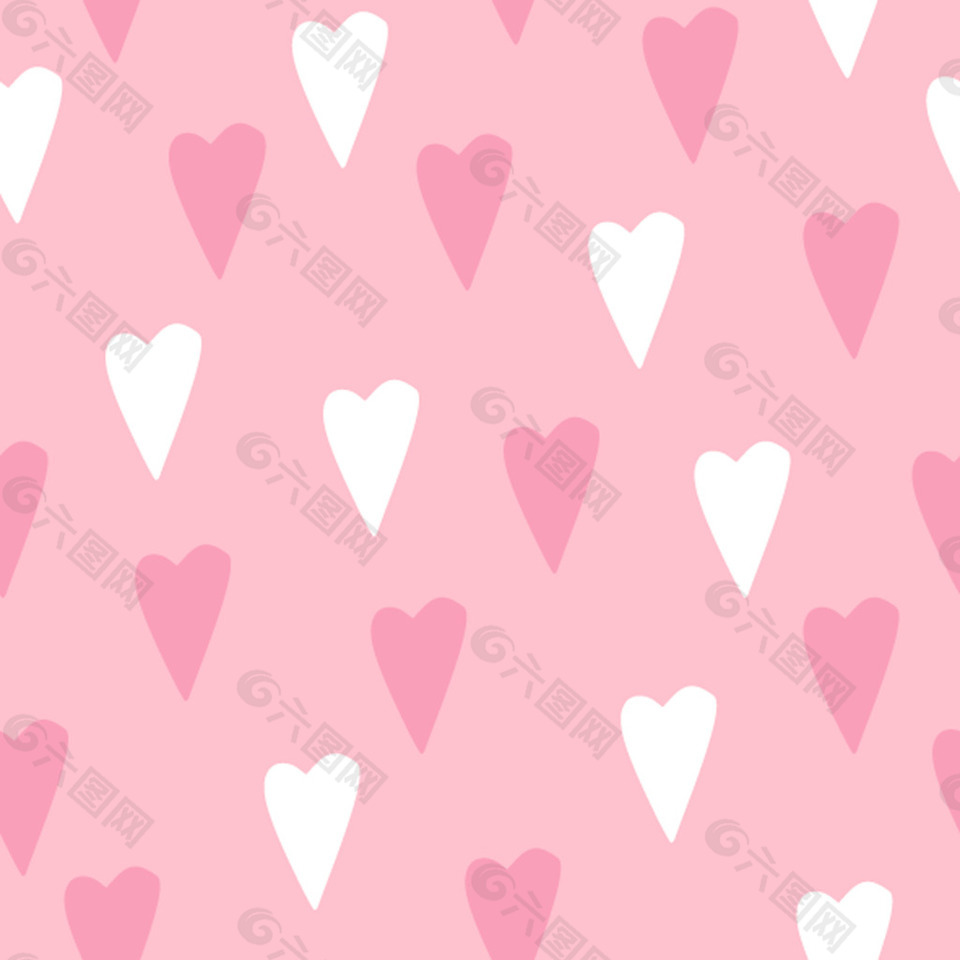 粉色婚礼卡通花朵矢量纹理背景素材免费下载(图片编号:8754708)