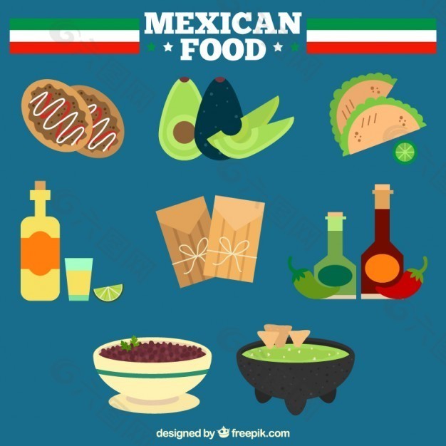 墨西哥美食平面设计