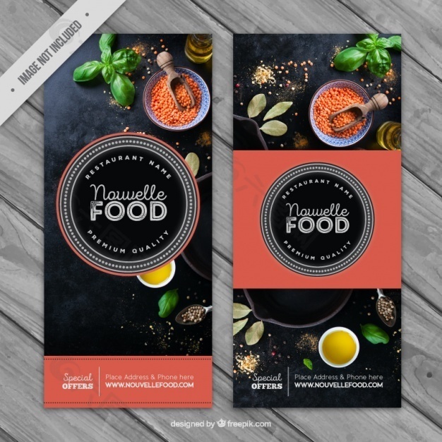 餐厅横幅颜色详细信息