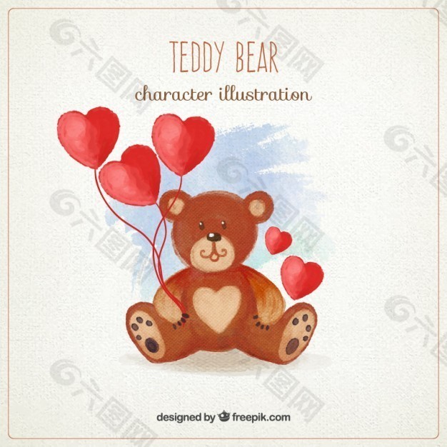 情人节的泰迪熊