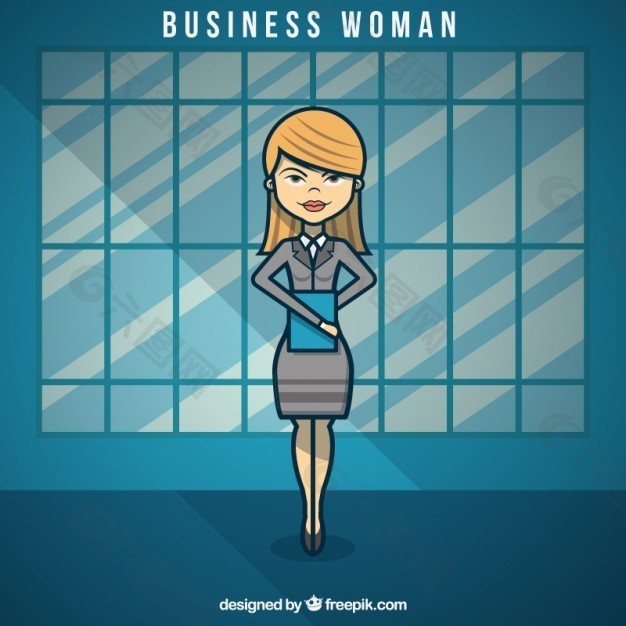 商业女性插画
