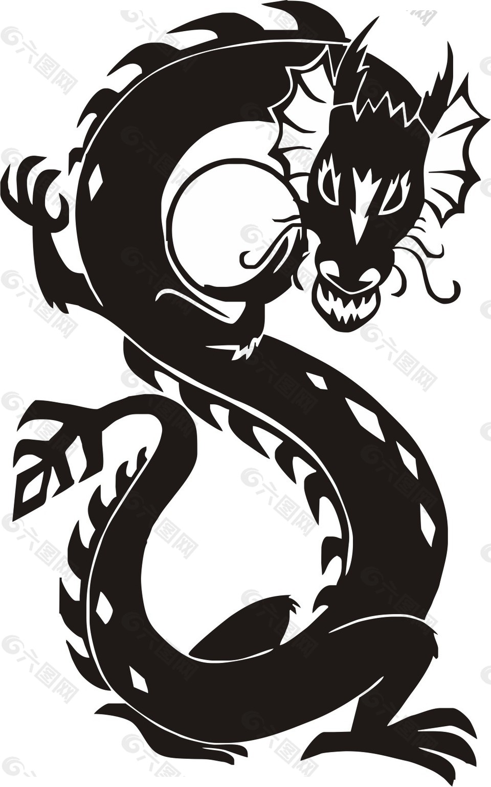 龙矢量图设计元素素材免费下载(图片编号:8767312)-六图网