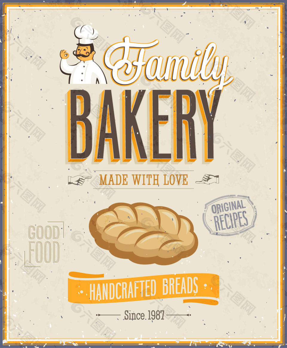 烘焙面包海报