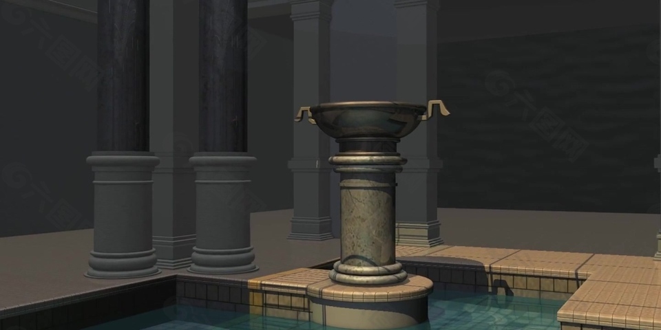 三维动画场景视频