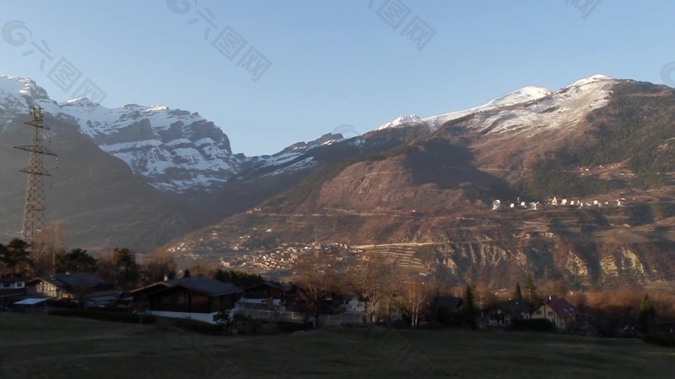 自然大山风景视频