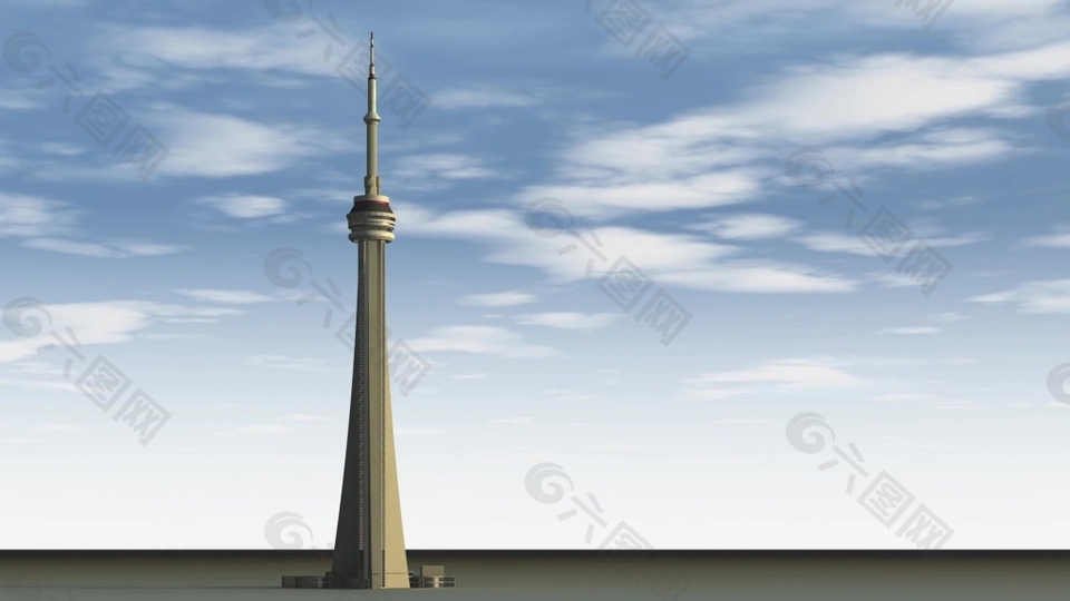 尖塔建筑视频素材
