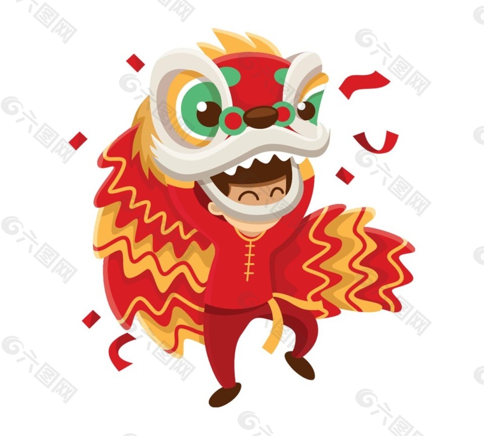 舞龙png透明元素