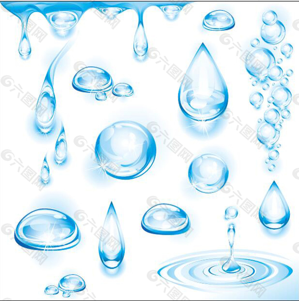 创意水滴设计元素素材免费下载 图片编号 六图网