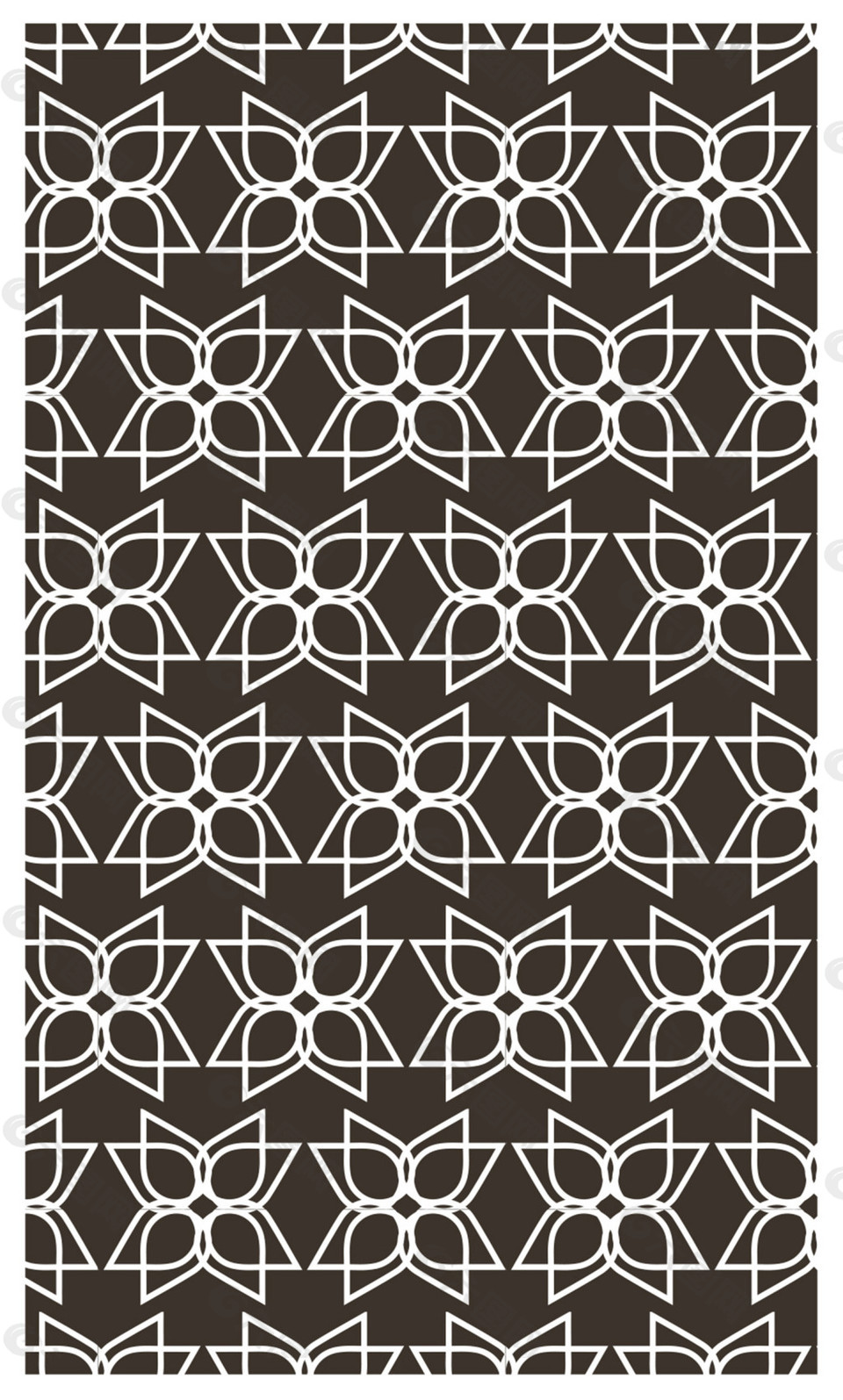黑白色抽象几何装饰背景图