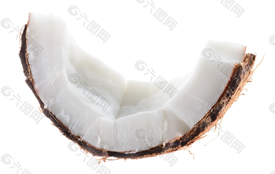 白色果肉椰子元素
