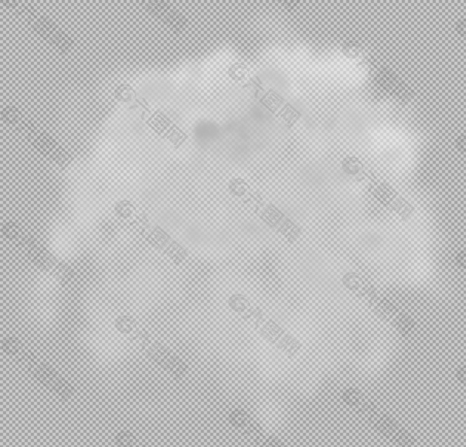 白色云免抠png透明图层素材