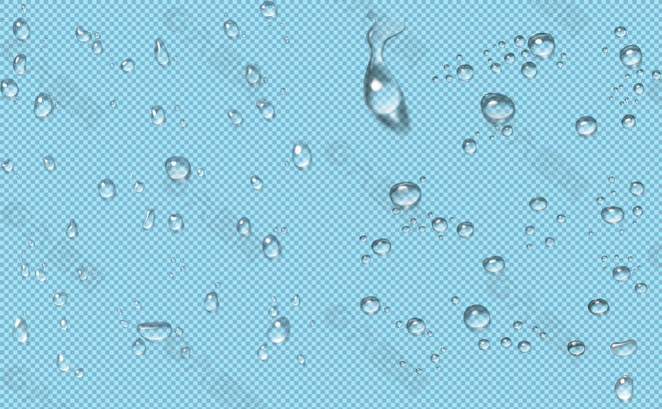 透明水滴免抠png透明图层素材