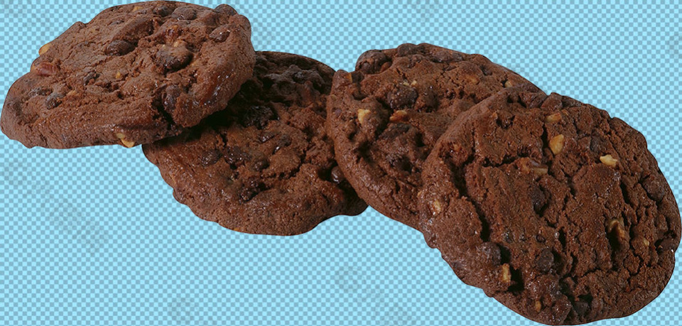 棕色粗粮饼干免抠png透明图层素材