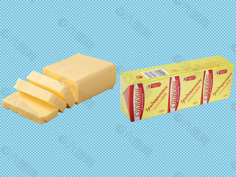 美味黄油食品免抠png透明图层素材