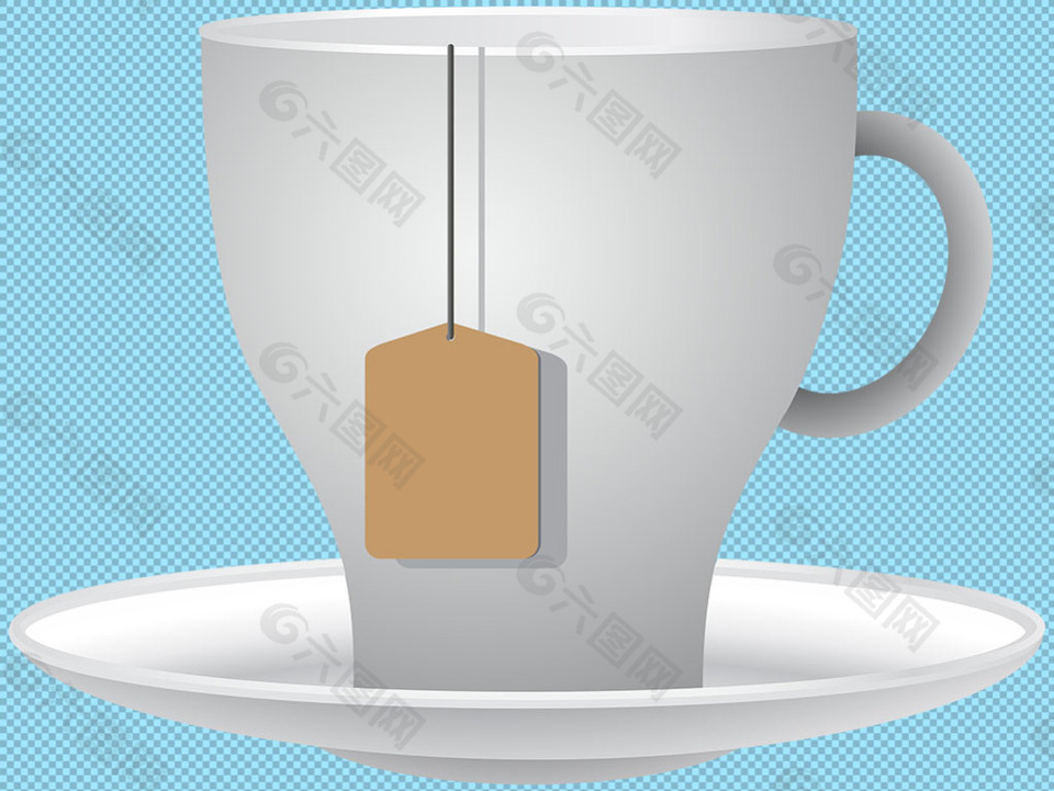 手绘茶水茶杯免抠png透明图层素材