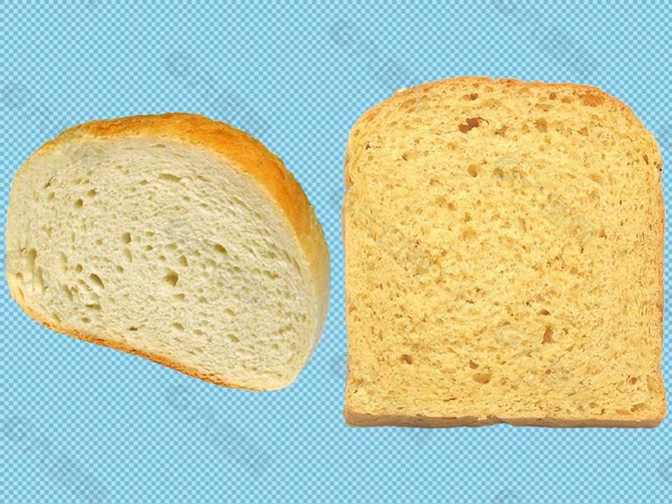 切片面包免抠png透明图层素材