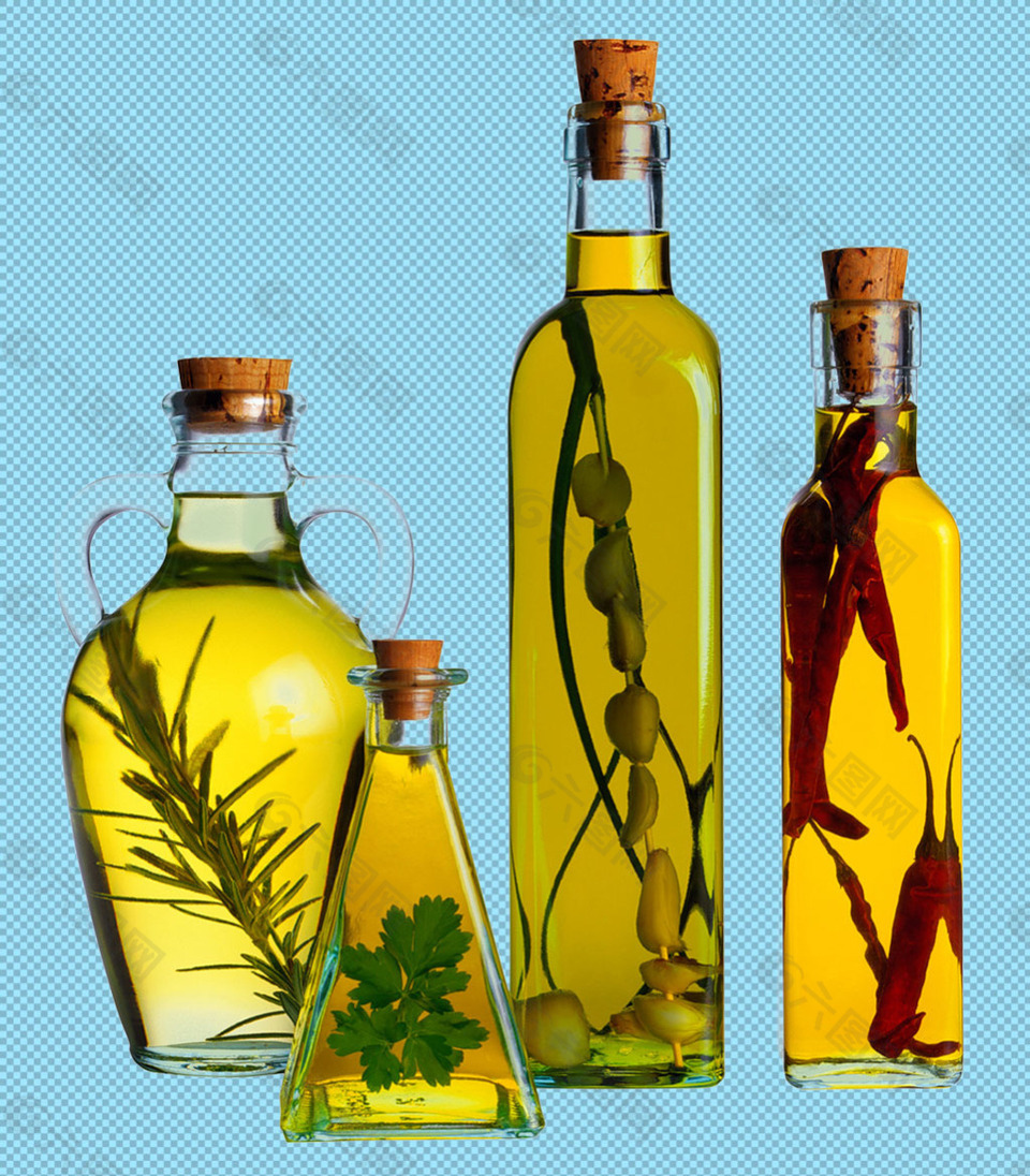 透明橄榄油免抠png透明图层素材