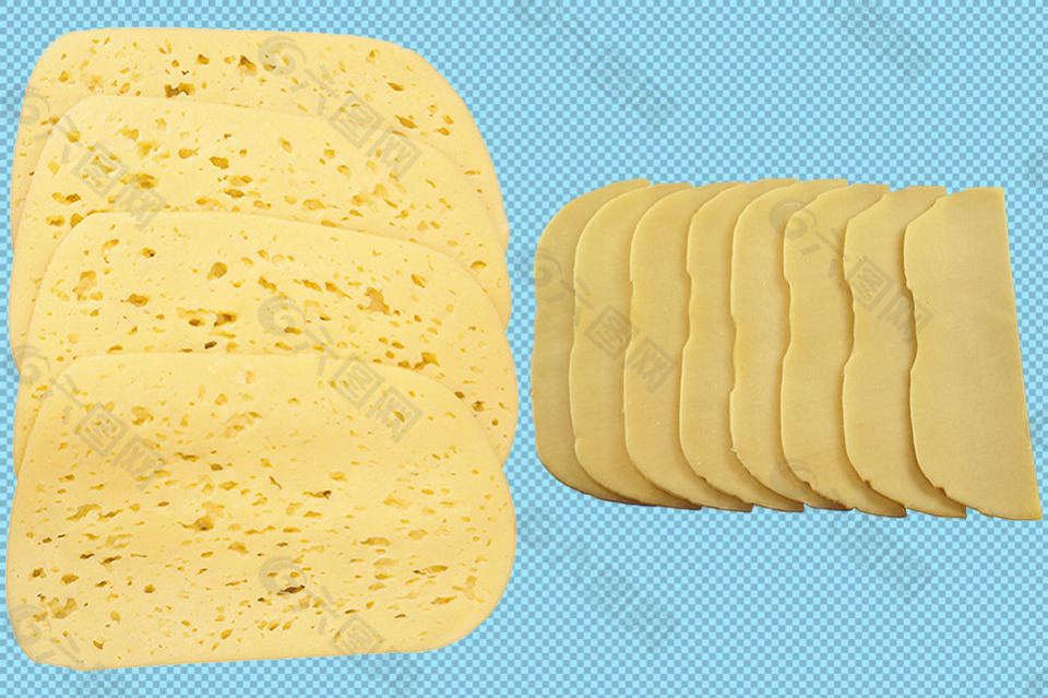 换色奶酪片免抠png透明图层素材