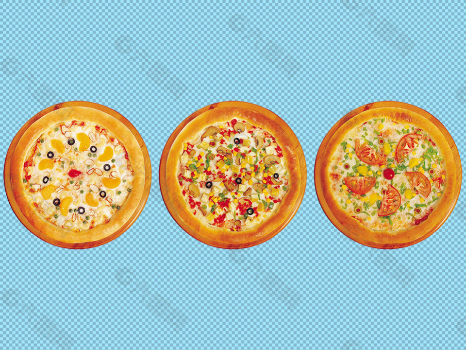 美味圆形披萨免抠png透明图层素材