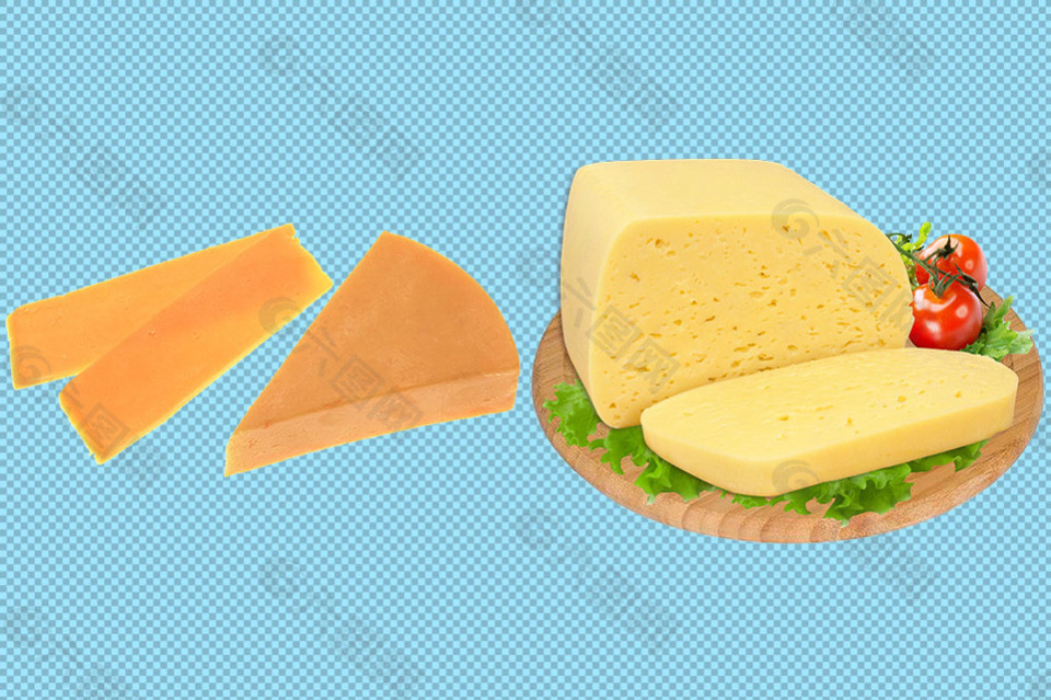 好吃的奶酪免抠png透明图层素材