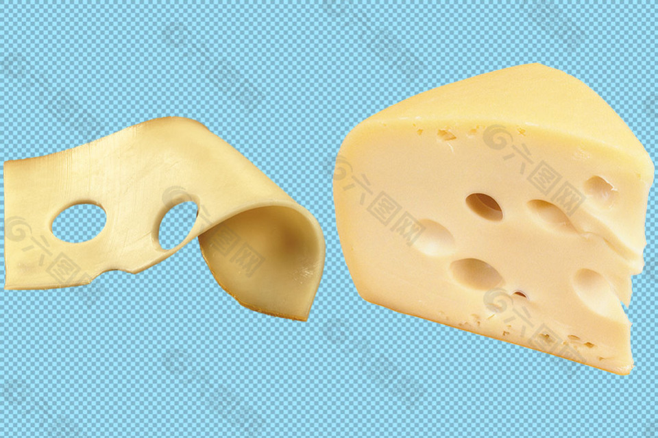 黄色美味奶酪免抠png透明图层素材