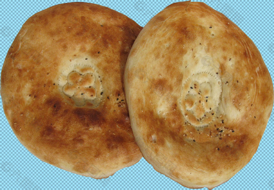 两只面包免抠png透明图层素材