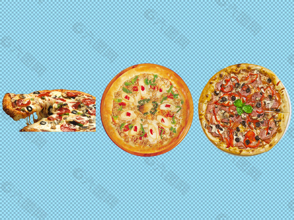 美味披萨免抠png透明图层素材