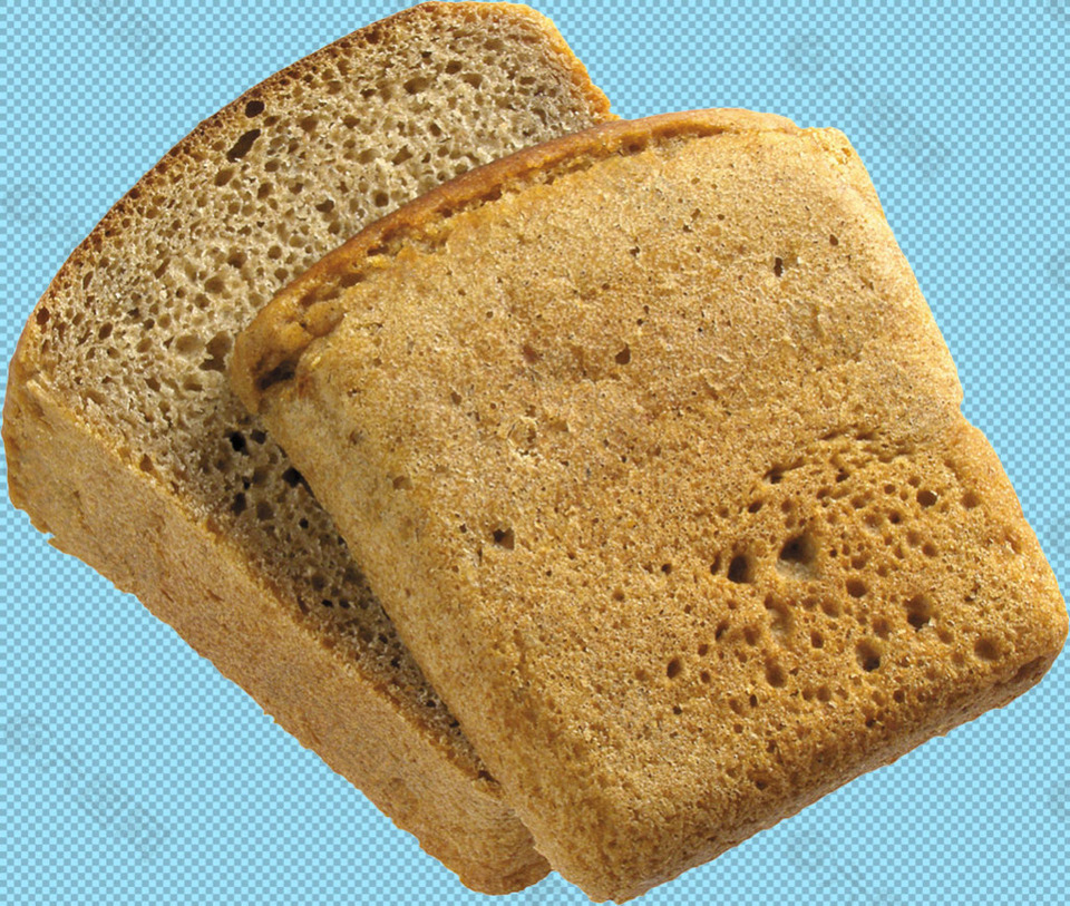 两片吐司面包免抠png透明图层素材