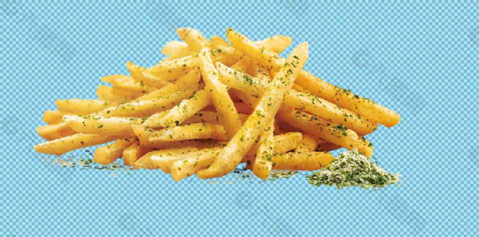 一堆炸薯条免抠png透明图层素材