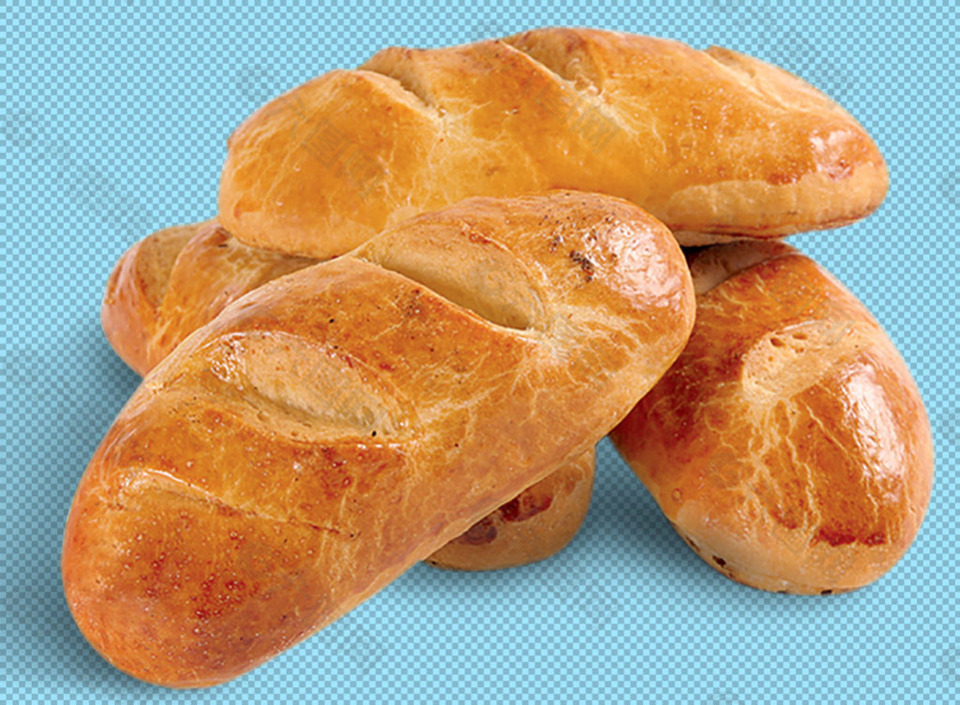 椭圆小面包点心免抠png透明图层素材