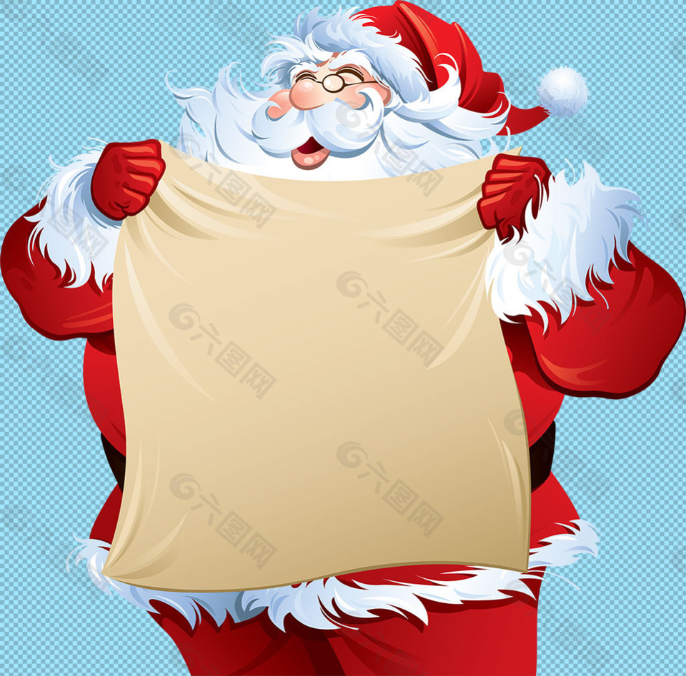 可爱的圣诞老人免抠png透明图层素材