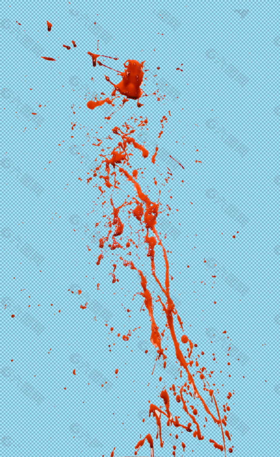 喷溅的血滴血迹免抠png透明图层素材