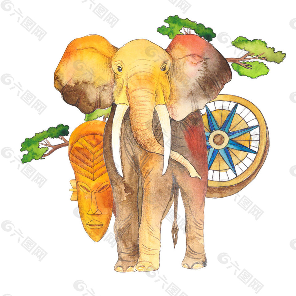 非洲大象PNG元素