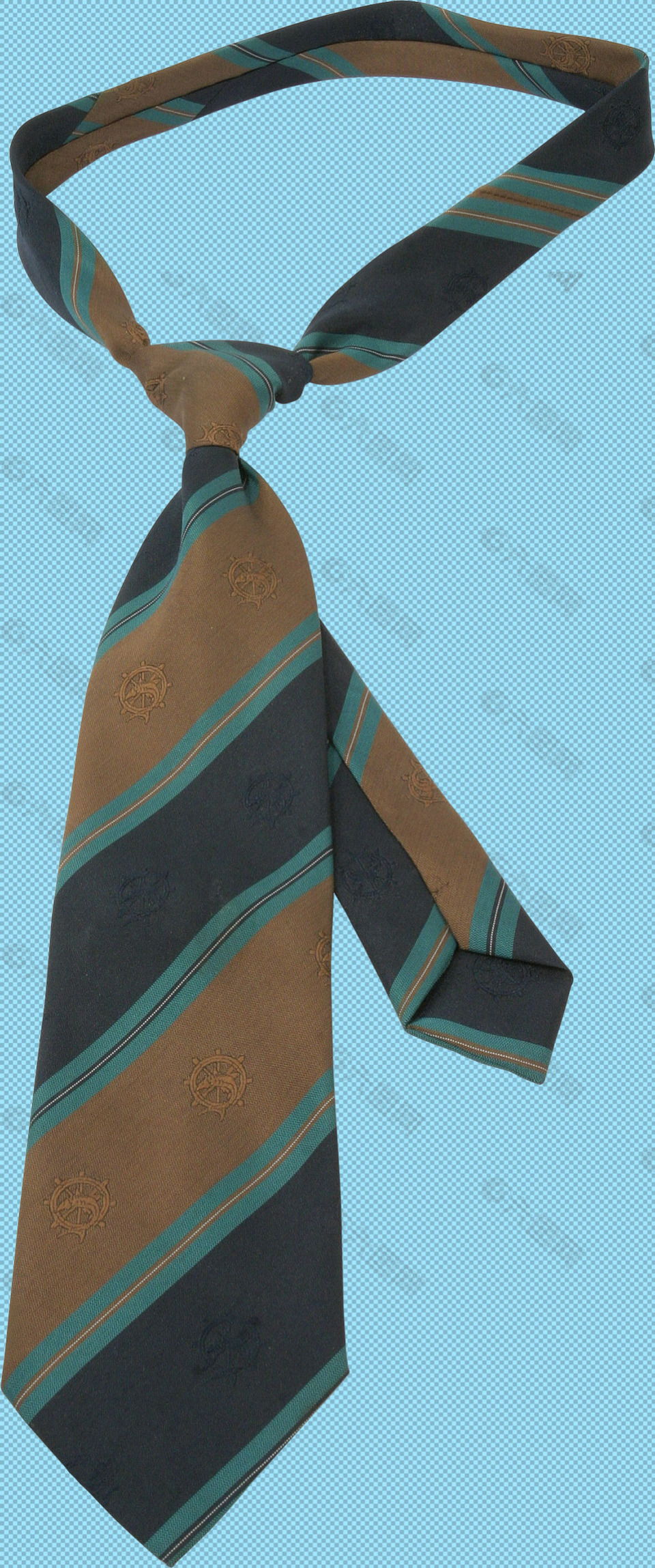 条纹图形领带免抠png透明图层素材