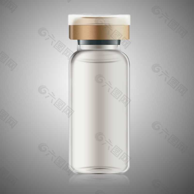 透明玻璃空瓶子