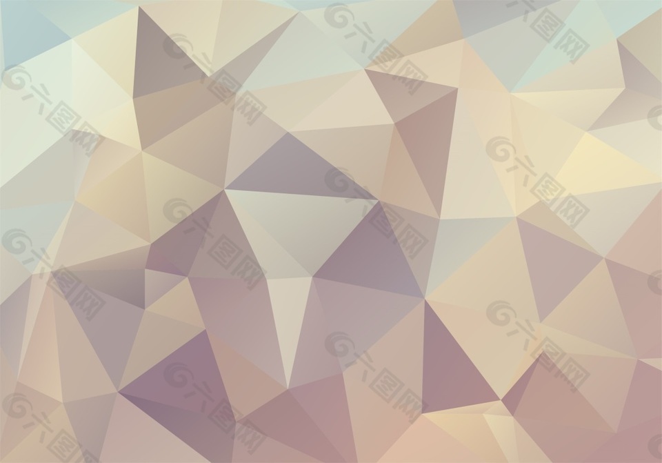 多边形设计背景矢量素材