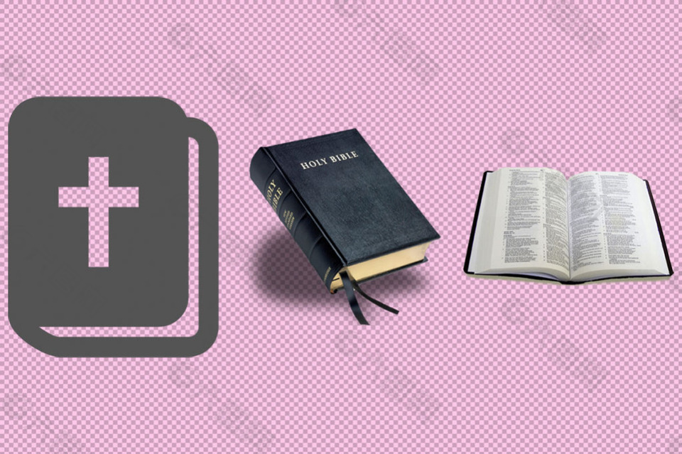 三种圣经图免抠png透明图层素材