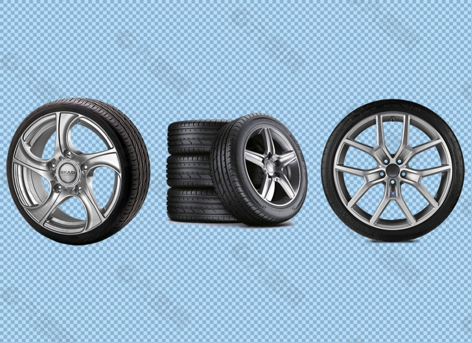 橡胶车轮免抠png透明图层素材