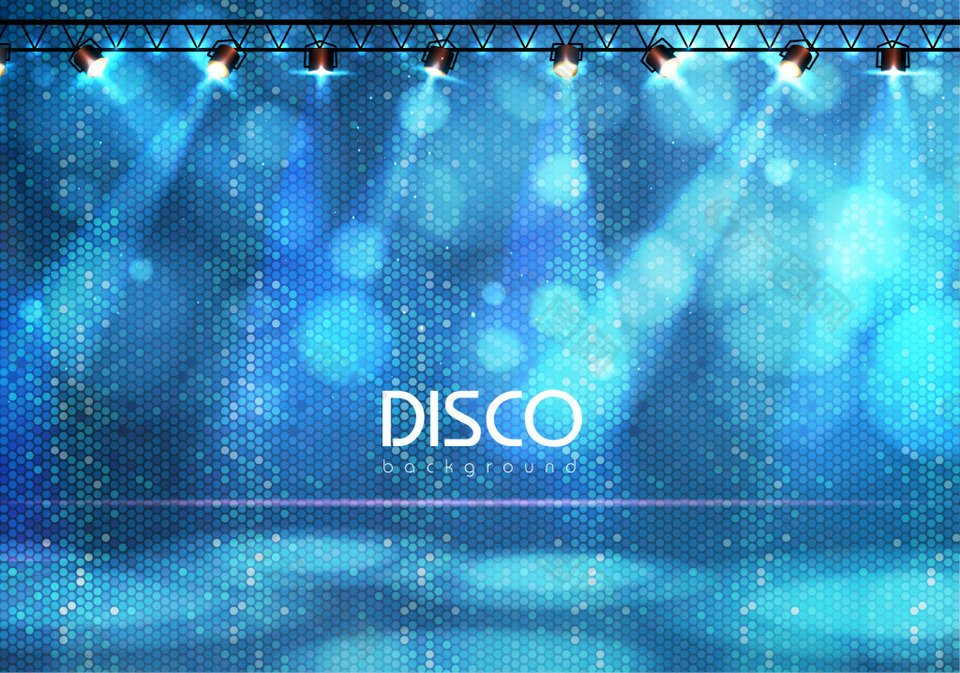 炫光投影灯背景