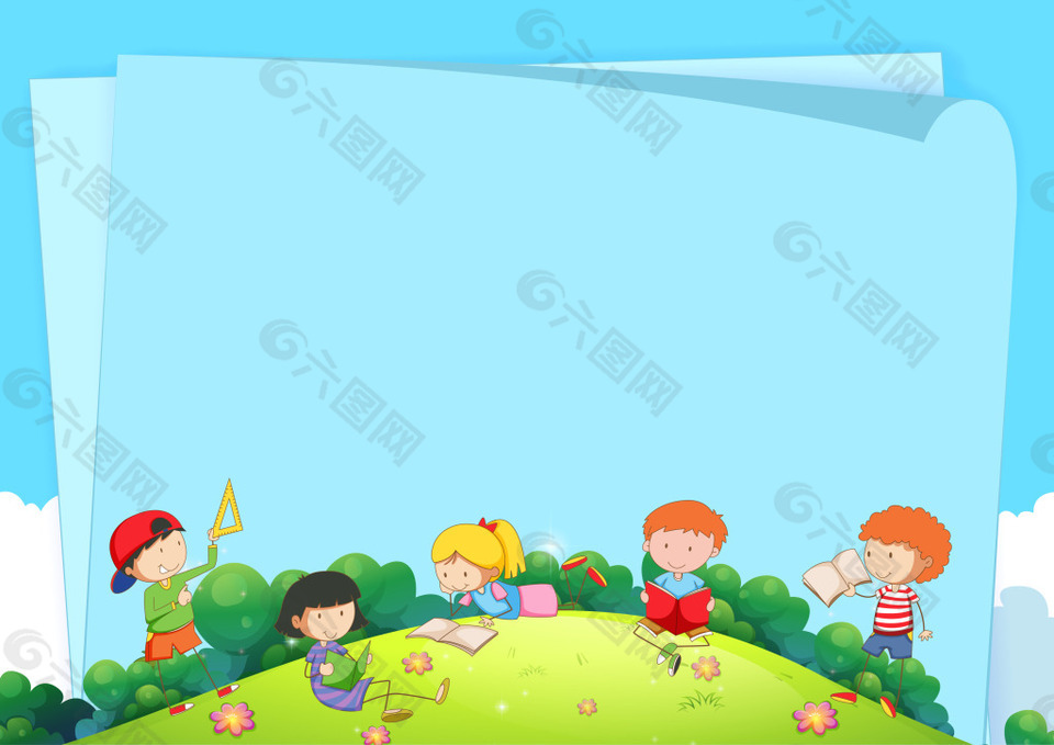 素材模板下载,本次背景                        作品主题是矢量卡通