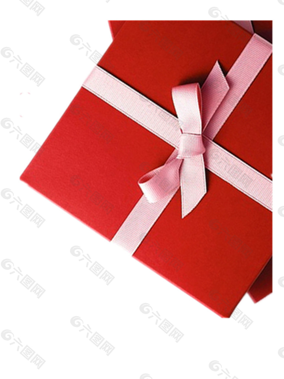 红色包装礼品盒素材图片