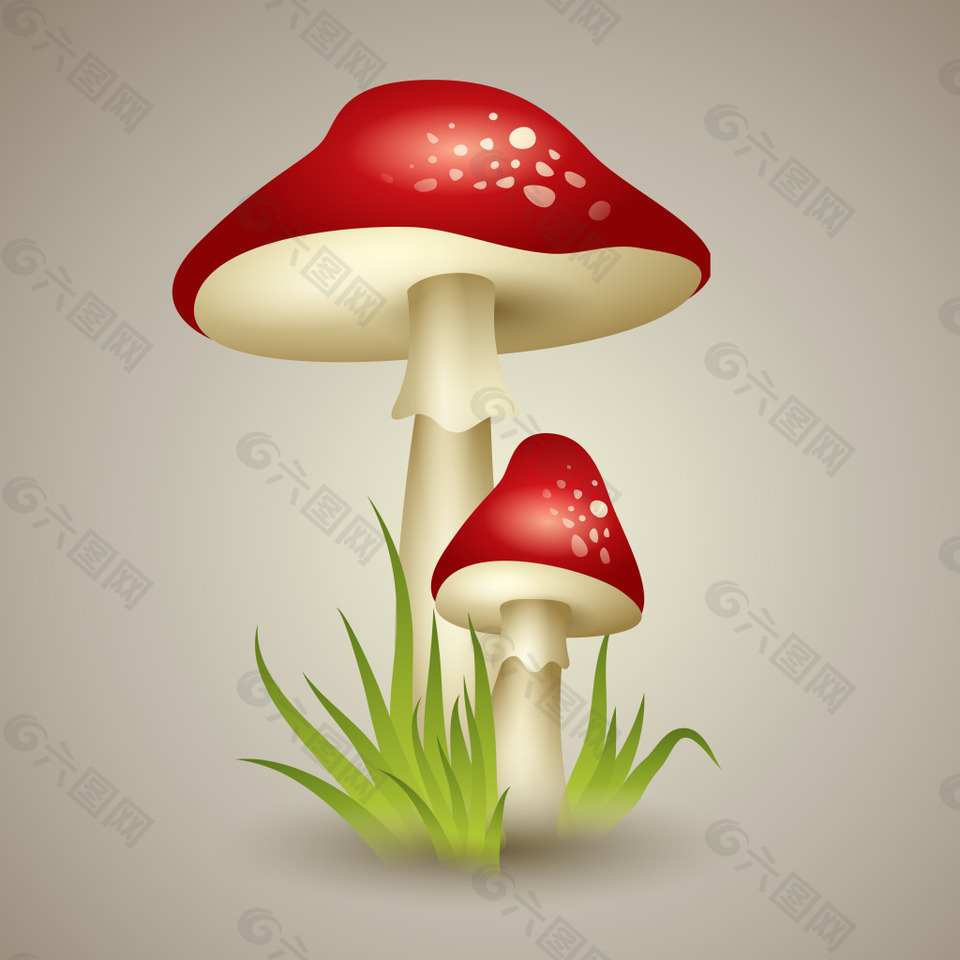 以蘑菇为主题的设计图片