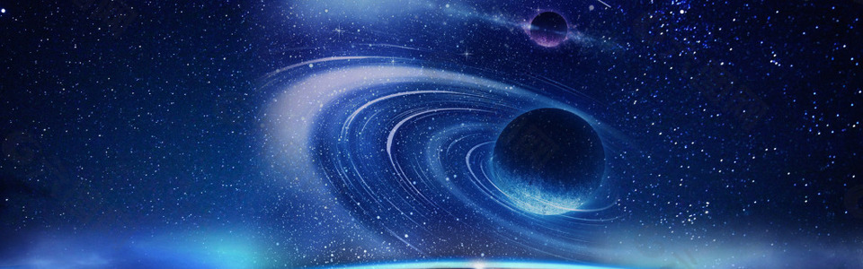 宇宙银河星球banner背景背景素材免费下载 图片编号 六图网