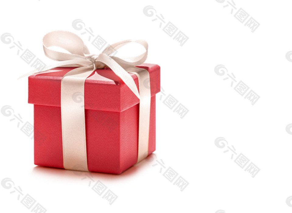 红色包装礼品盒素材图片