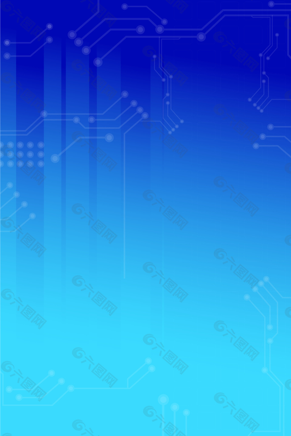 蓝色渐变科技商务背景