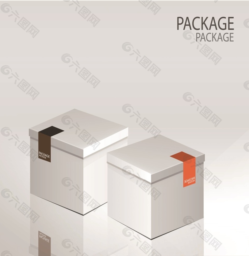 两个包装盒设计素材