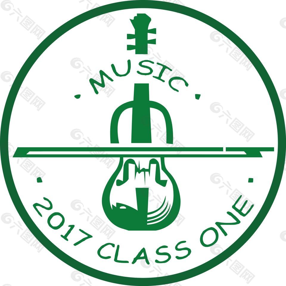 小提琴logo素材